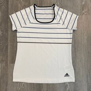 Adidas Climalite Athletic Shirt Women Medium‎ Workout Yoga (G-10)